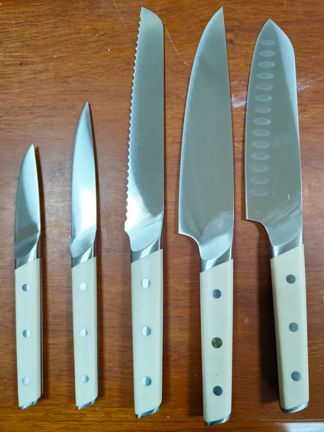 Kitchen Knife, Chef Knife, Santoku Knife, Bread Knife, Steak Knife, Fruit Knife Set